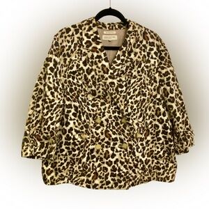 Jones New York Sport Animal Print Blazer